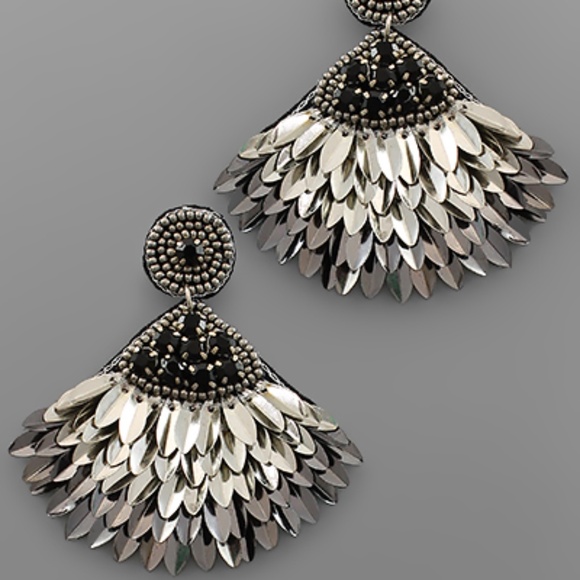 Fan Wing Earrings